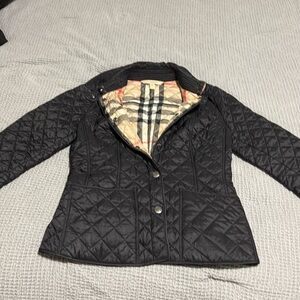 Burberry Quilted Collared Jacket, Small